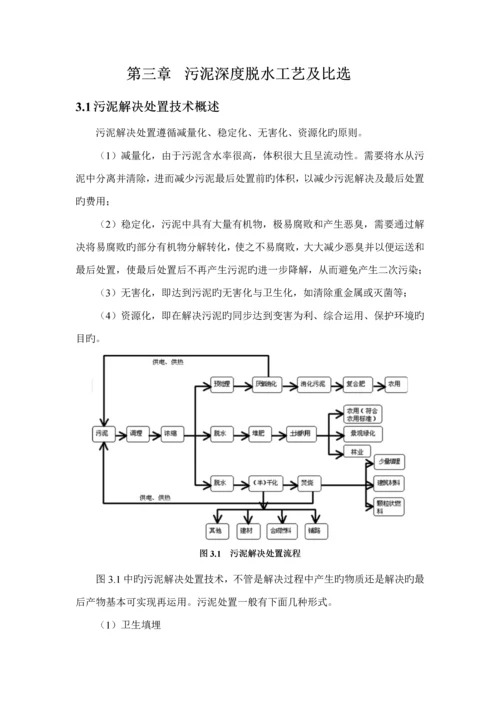 t污泥板框脱水专题方案.docx