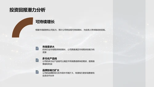 时尚品牌融资计划PPT模板