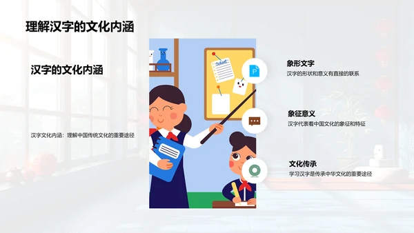 汉字学习报告PPT模板