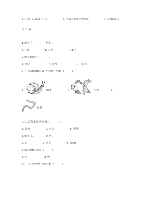 教科版一年级下册科学期末测试卷精品（全国通用）.docx