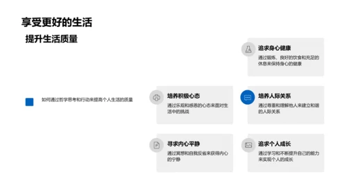 哲学在生活中的运用PPT模板