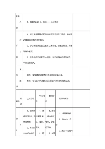 1.站立式起跑与反应练习和…11