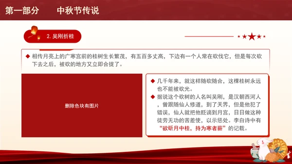 学校传统文化教育中秋节的来历及习俗专题党课PPT