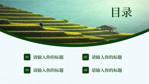 建设新时代美丽乡村PPT模板