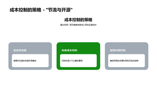 财务运营月报分析