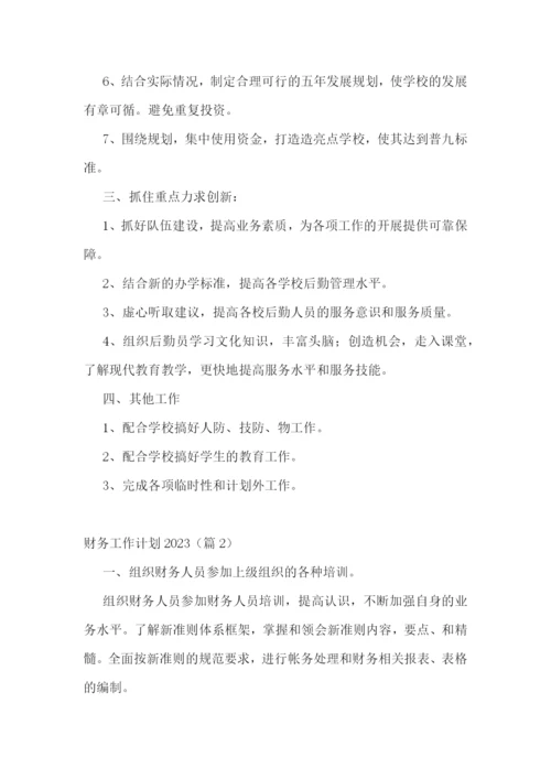 财务工作计划2023.docx
