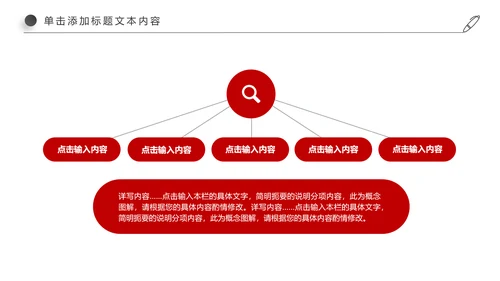 红色简约大气中国银行ppt模板