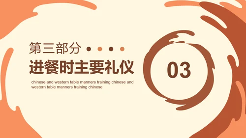 中西方餐桌礼仪茶道培训PPT模板