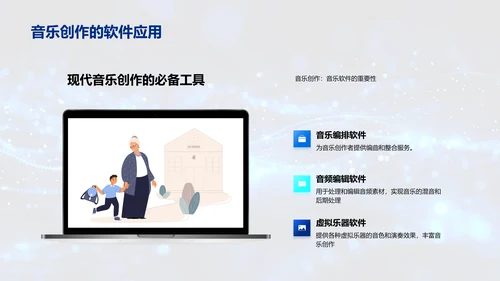 现代音乐创作技术PPT模板