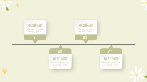 绿色小清新孕期心理保健动态PPT