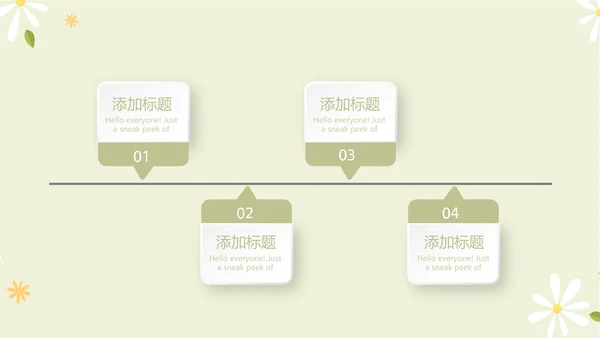 绿色小清新孕期心理保健动态PPT