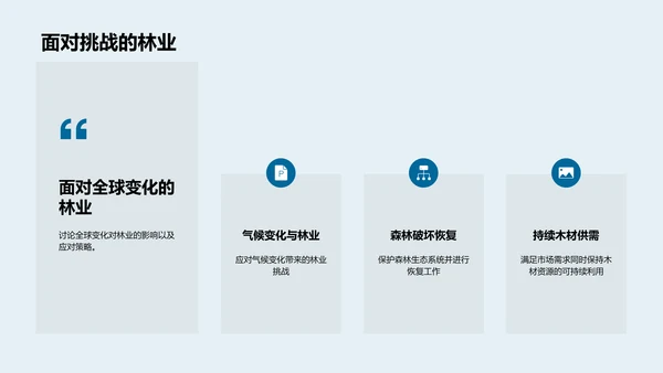 林业管理述职报告PPT模板