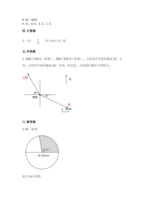 小学数学六年级上册期末考试试卷（典优）word版.docx