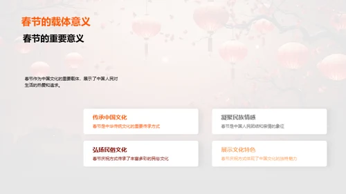 春节与中华文化的传承