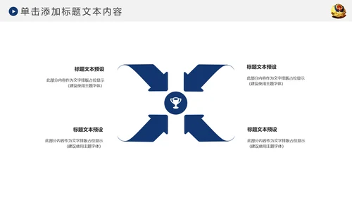 蓝色网络信息公安警察民警工作PPT模板