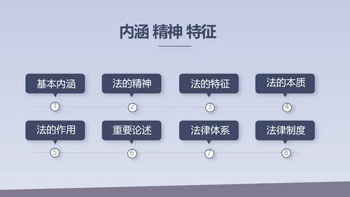 蓝色大气法治文化建设年年终总结动态PPT
