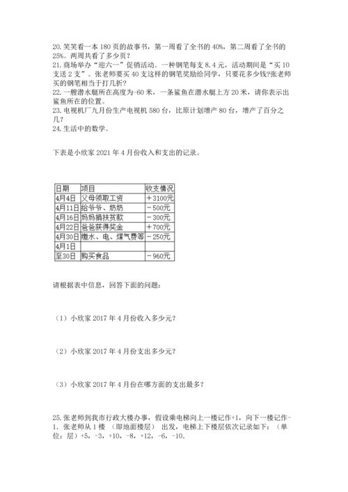 六年级小升初数学应用题50道带答案（轻巧夺冠）.docx