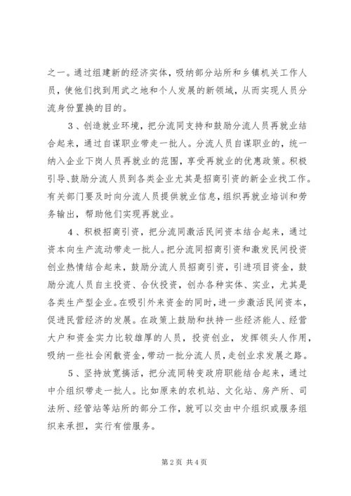 乡镇深化机构改革方案.docx