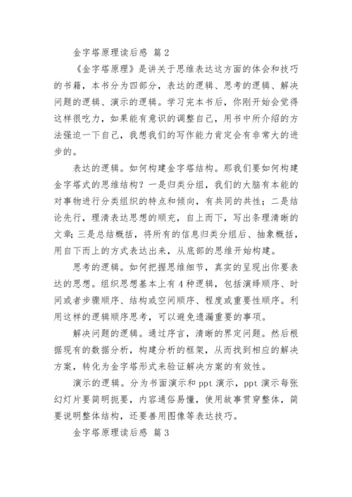 金字塔原理读后感.docx