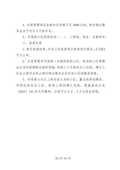 住宅小区长效管理工作意见 (2).docx