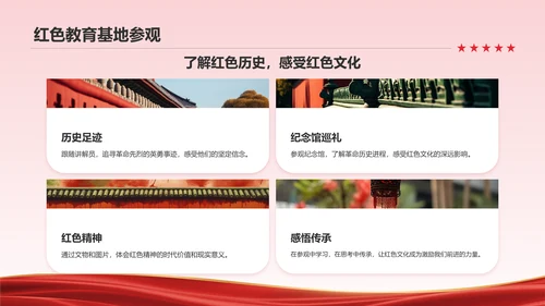 红色党政风红色文化宣传PPT模板