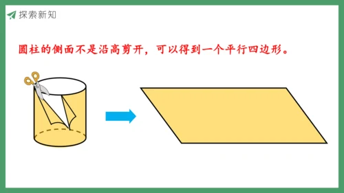 新人教版数学六年级下册3.1.1 圆柱的认识及展开图课件