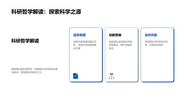 季度生物研究报告PPT模板