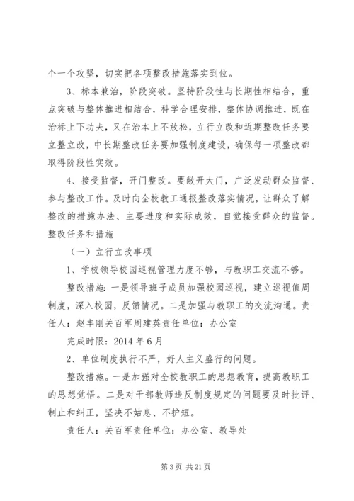 二中整改落实方案.docx