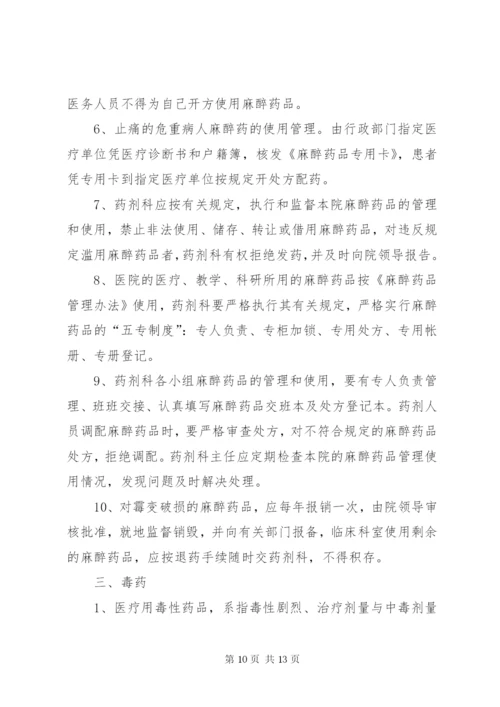 医院管理贵重药品管理制度精编.docx