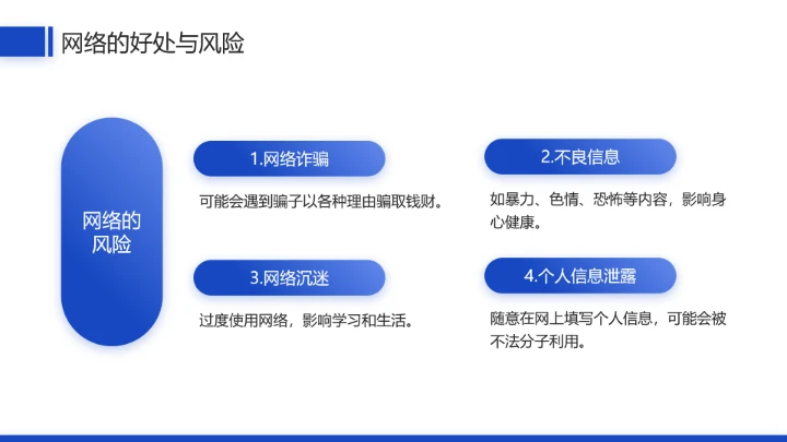 中小学网络安全主题班会网络安全知识科普宣传讲座PPT