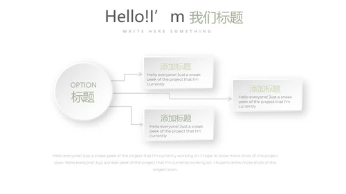 绿色小清新公司产品介绍宣传通用PPT动态模板