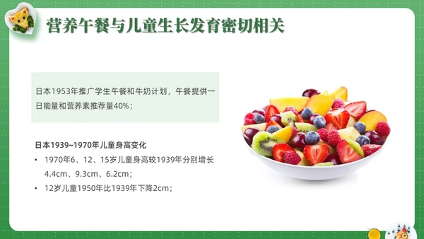绿色实拍儿童膳食营养青少年健康食物培训PPT课件