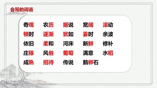 【学霸提优】统编版语文四上（ 第一单元重难点梳理复习）（课件）