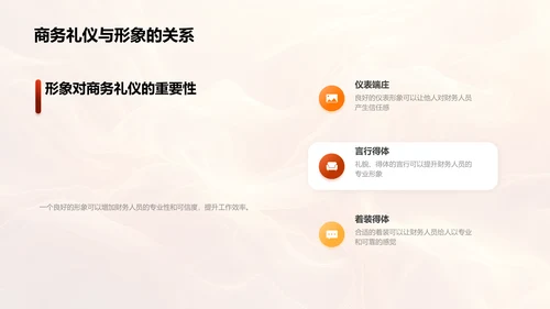 财务职场商务礼仪提效PPT模板