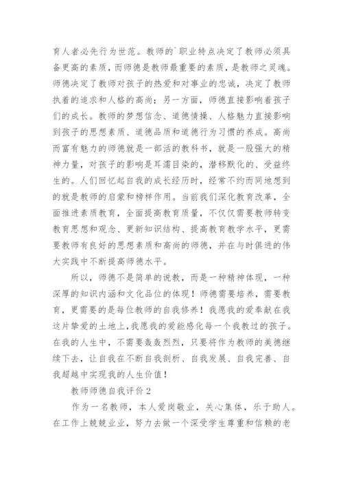 教师师德自我评价.docx