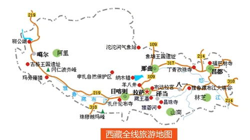西藏印象旅行相册大牦牛通用PPT模板