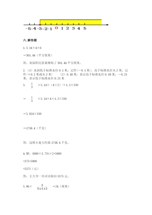 小升初数学期末测试卷有答案解析.docx