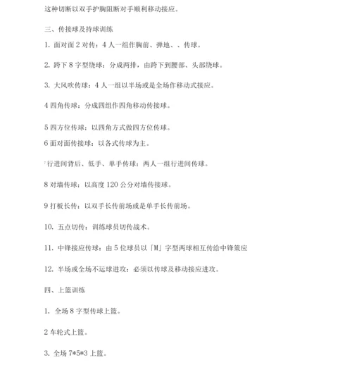 专业篮球训练计划.docx