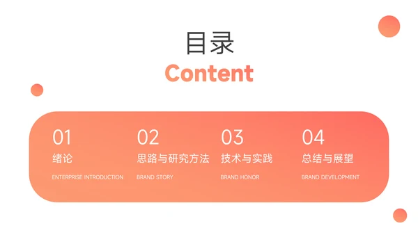 红色渐变高端简约论文答辩PPT模板