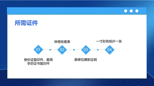 蓝色商务风新员工入职培训PPT模板