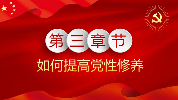 严格党内政治生活提高个人党性修养PPT党课课件