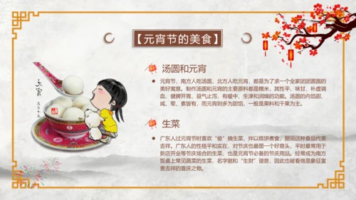 正月十五元宵节文化介绍PPT模板