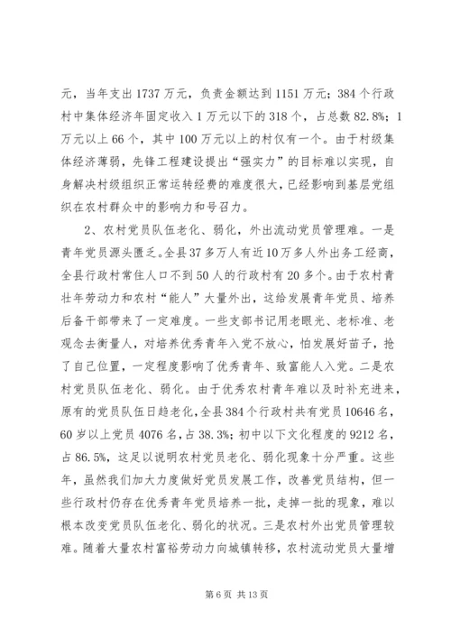 基层组织建设的调查与思考的报告.docx