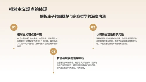 橙色水墨风庄周梦蝶-中华典故赏析PPT模板