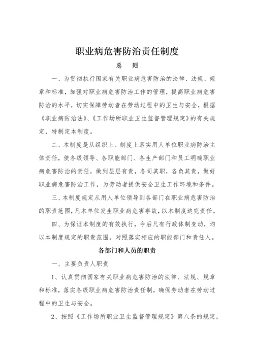 职业卫生管理制度及操作规程汇总(doc 44页).docx