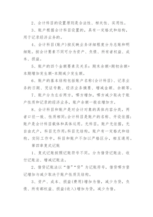 基础会计学知识点归纳.docx