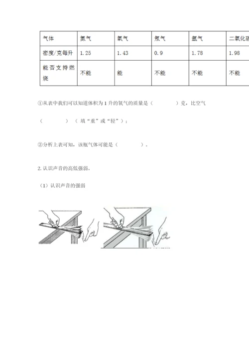 教科版四年级上册科学期末测试卷精品【能力提升】.docx