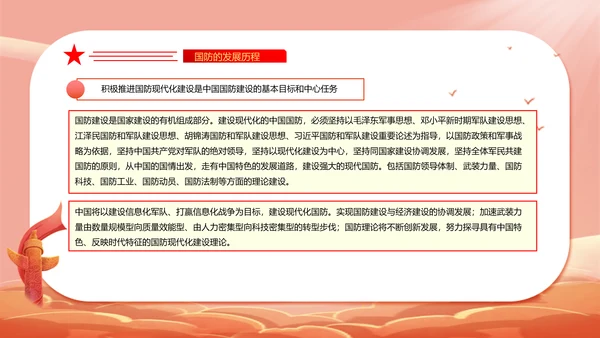 全民国防教育日PPT模板