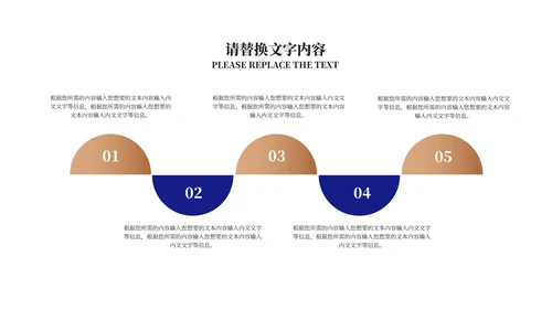 深蓝商务风年度企业培训汇报PPT模板