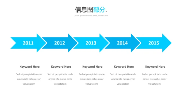 蓝色简洁现代风格公司简介商务PPT模板